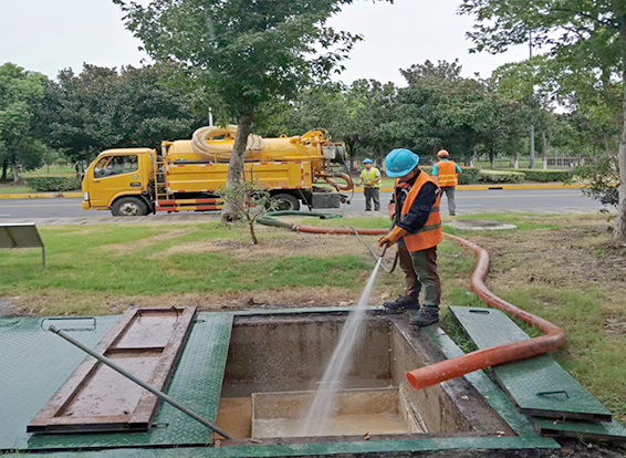 赤坎化油池清理